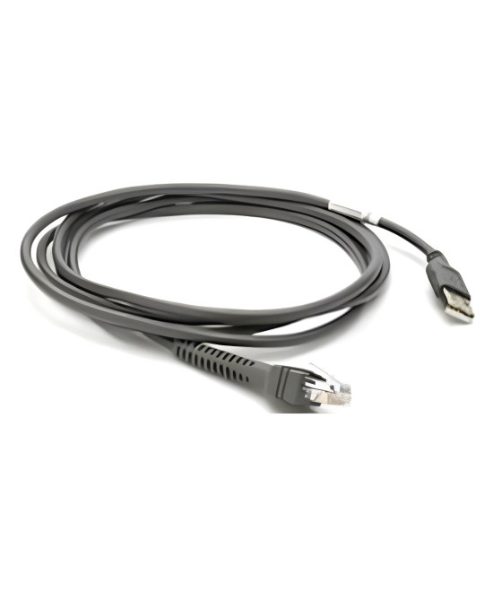 Shielded USB Cable 7ft Series A Connector for Barcode Scanners