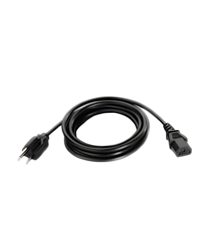 Zebra 18AWG SVT 3-Conductor Cord Set 7.5ft for Industrial Barcode Sca