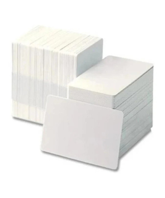 Zebra White PVC 30mil Cards - 500 per Box | Durable Card Printing Sup
