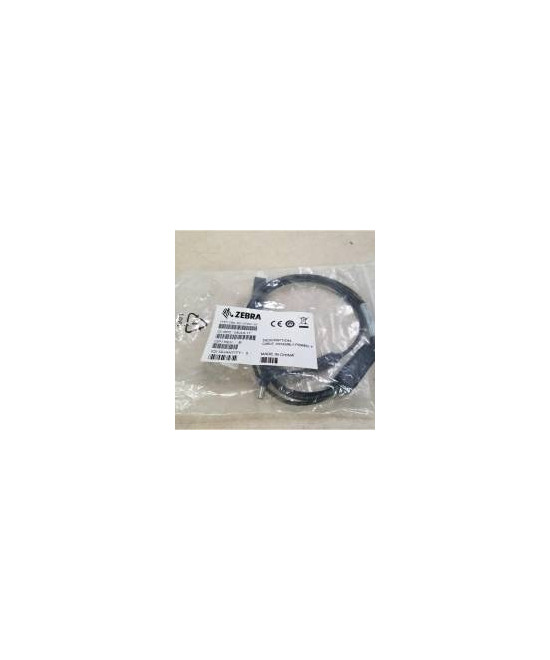 Zebra Power Cable Assembly 12VDC 5A for Barcode Scanners