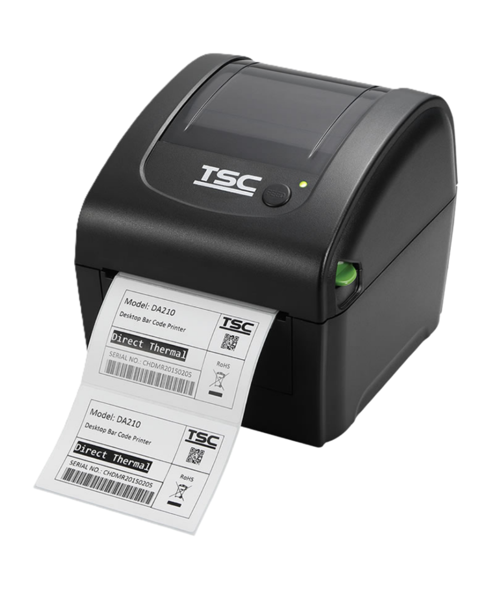 TSC DA210 Desktop Direct Thermal Barcode Printer 4-inch USB