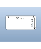 Thermal Eco HM, 50mm x 25mm, c40, 1up, 1000 per roll-Blank