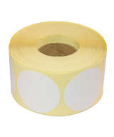 Thermal Eco HM, 60mm x 60mm, 1up, C40, 1000 per roll, Circle-White
