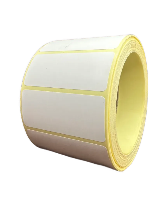 Thermal Economy, Acrylic, 70mm x 30mm, 1up, c40, 1000 per roll-White