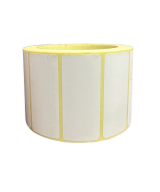 Thermal Economy, Acrylic, 70mm x 30mm, 1up, c40, 1000 per roll-White