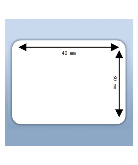 40mm x 30mm Semi-Gloss Thermal Transfer Labels | Barcode Direct