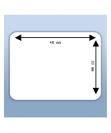 40mm x 30mm Semi-Gloss Thermal Transfer Labels | Barcode Direct