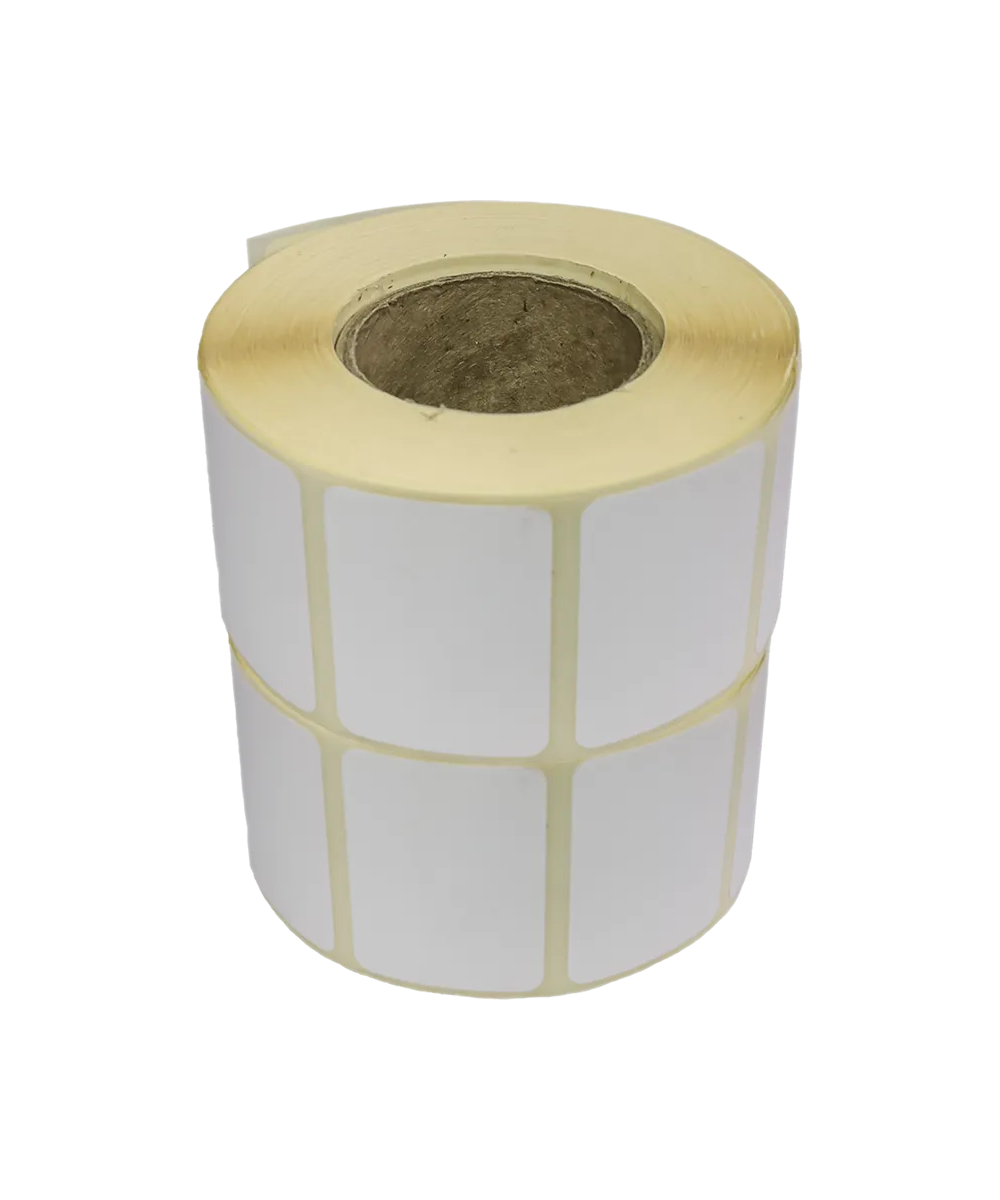 Semi Gloss HM, 40mm, x 30mm, c40,2up, 2000 per roll-Blank