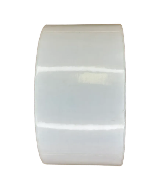 Blank White Polypropylene Labels, 75mm x 125mm, Hotmelt Adhesive, 1000 Labels per Roll