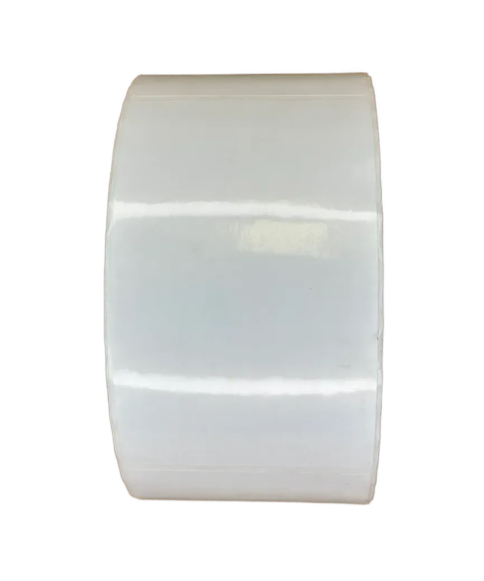 Blank White Polypropylene Labels, 75mm x 125mm, Hotmelt Adhesive, 1000 Labels per Roll