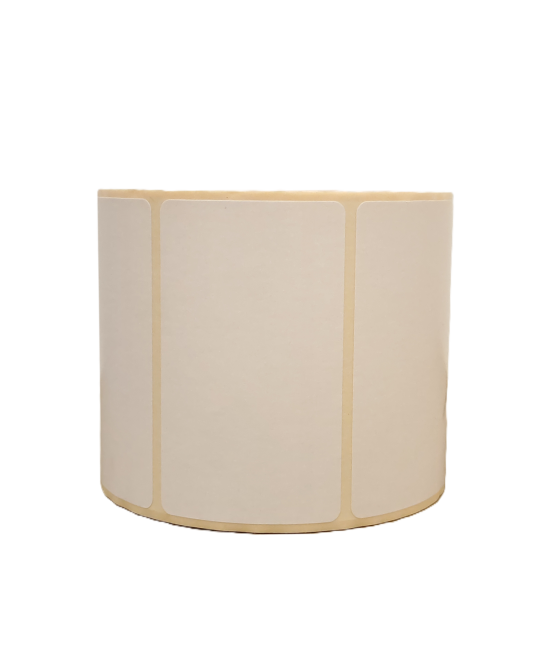 Semi-Gloss, Hotmelt, 75mm x 45mm, 1up, c40, 1000 per roll-White