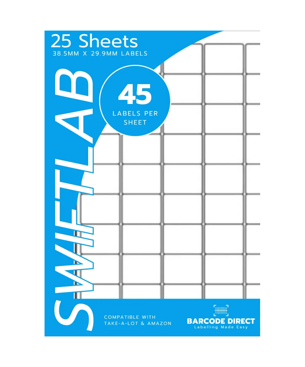 Premium A4 Self-Adhesive Product Labels – 45 Up, 25 Sheets Pack
