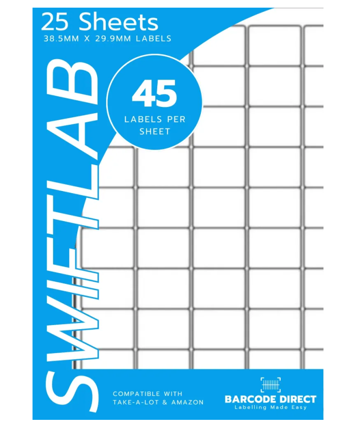 Premium A4 Self-Adhesive Product Labels – 45 Up, 25 Sheets Pack