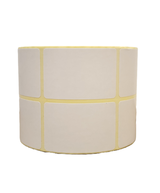Semi Gloss HM, 40mm x 62mm, c40, 2up, 2000 per roll-Blank
