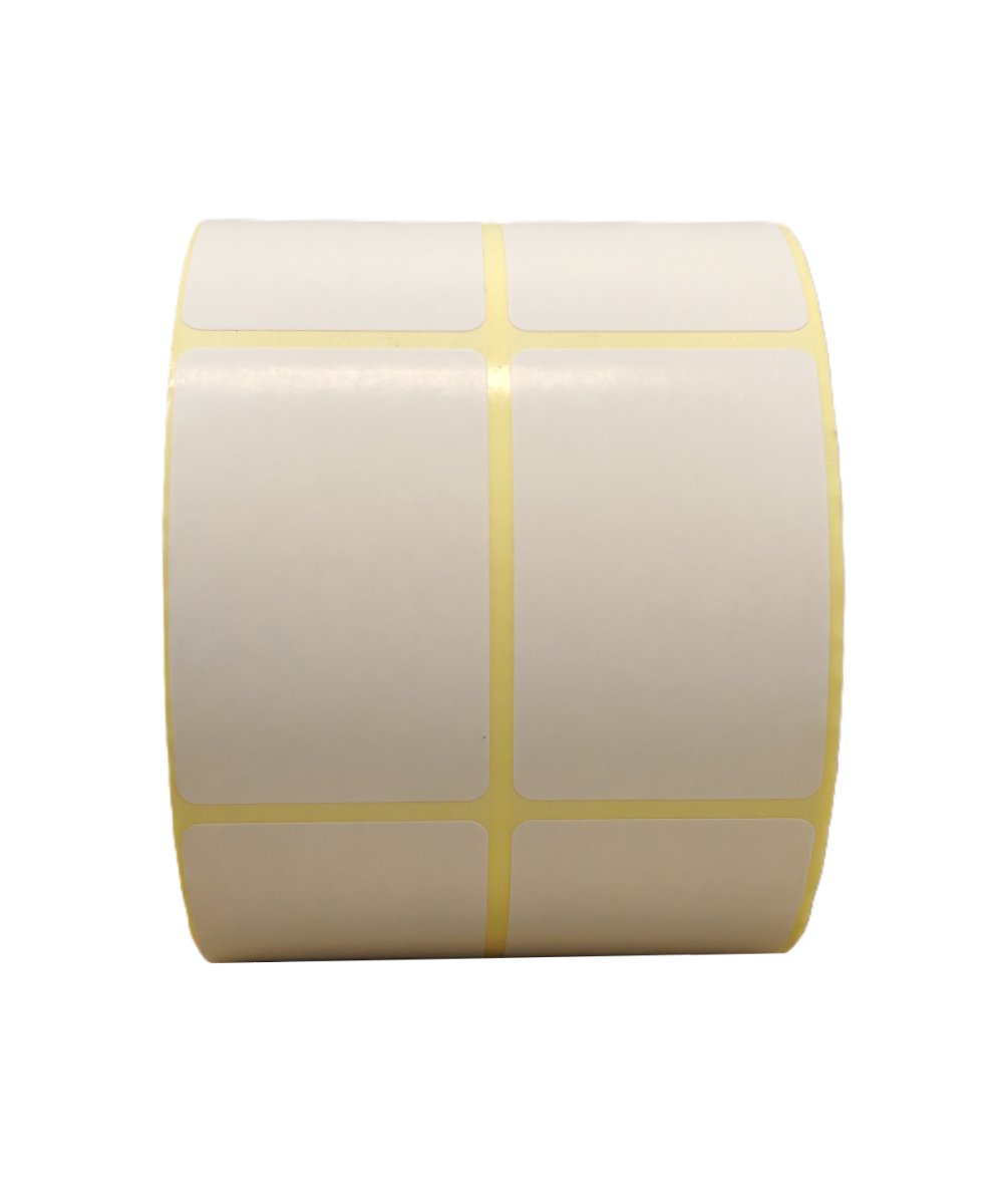 Semi Gloss HM, 40mm x 62mm, c40, 2up, 2000 per roll-Blank
