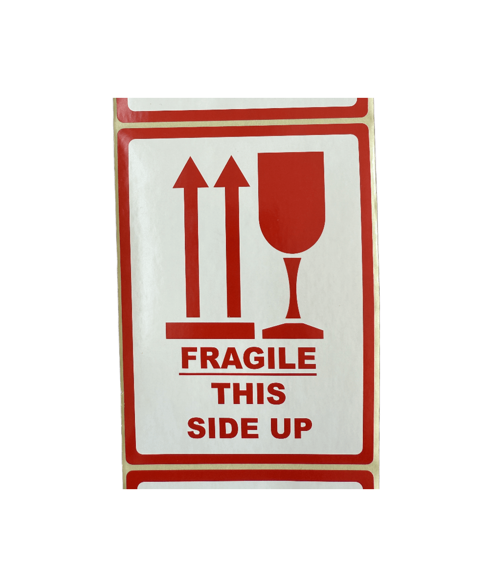 Fragile labels, 100mm x 150mm, 1000 Labels per roll