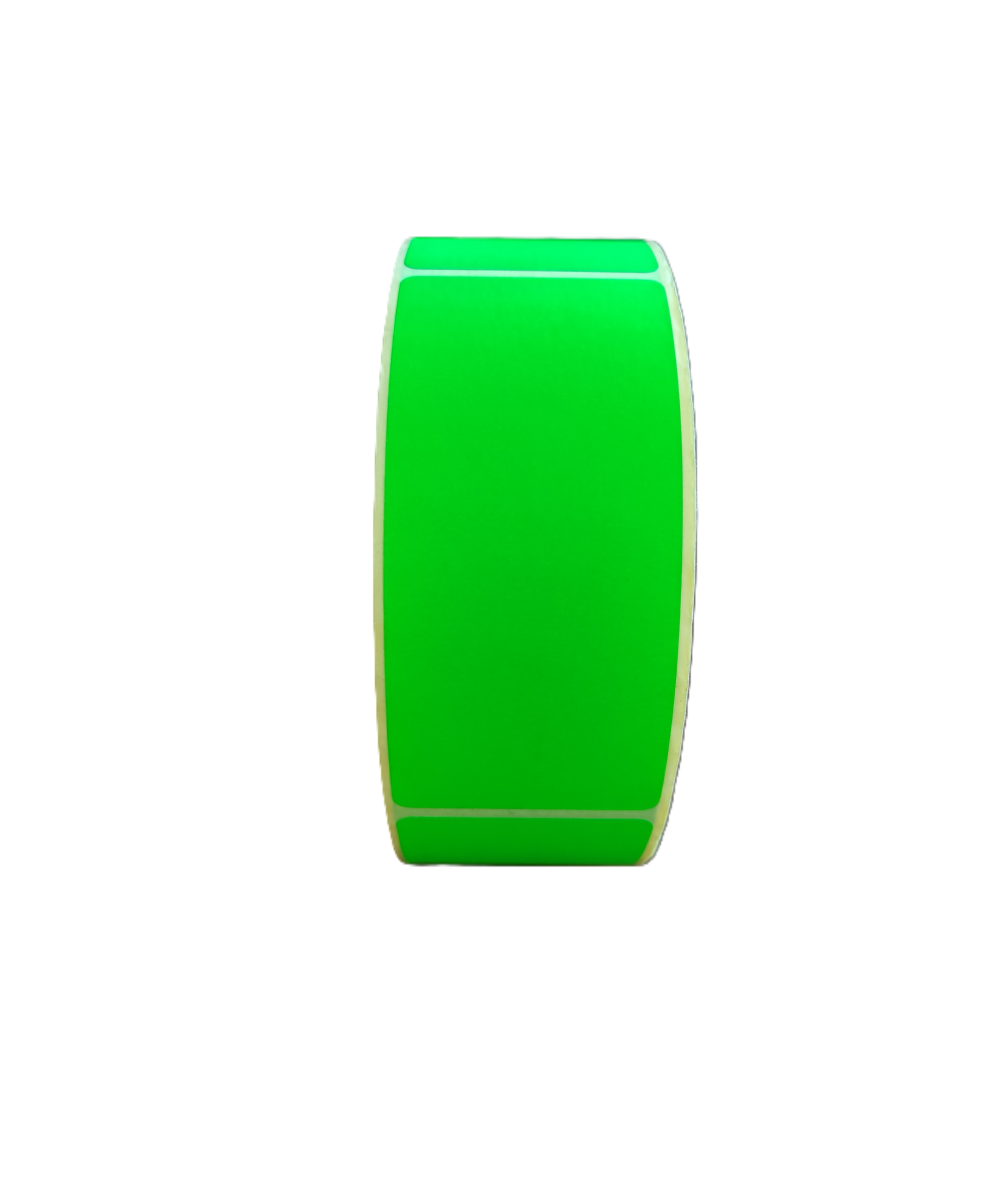 Dayglo HM, 45mm x 100mm, 1up, C40, 1000 labels per roll Green
