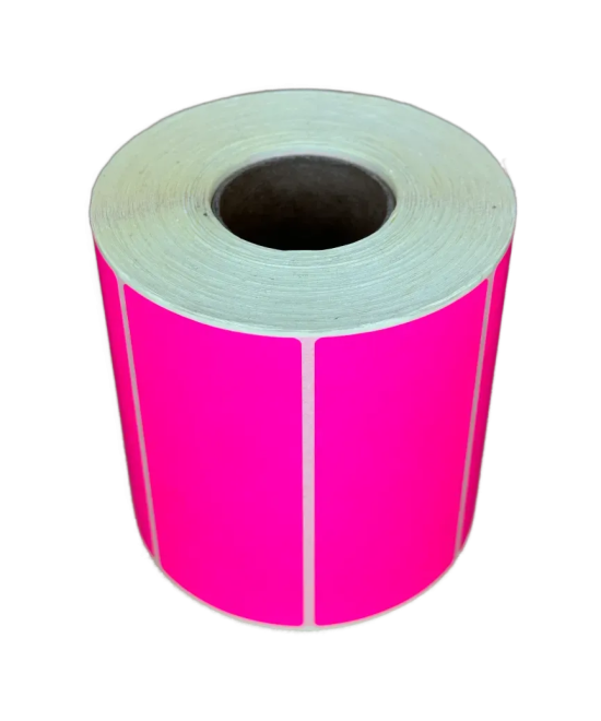 Dayglo HM, 45mm x 100mm, 1up, C40, 1000 labels per roll Pink