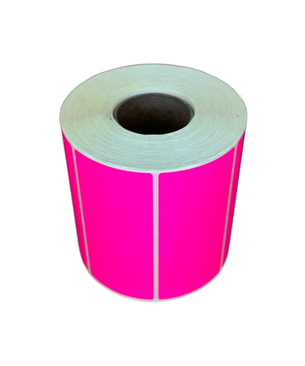 Dayglo HM, 45mm x 100mm, 1up, C40, 1000 labels per roll Pink