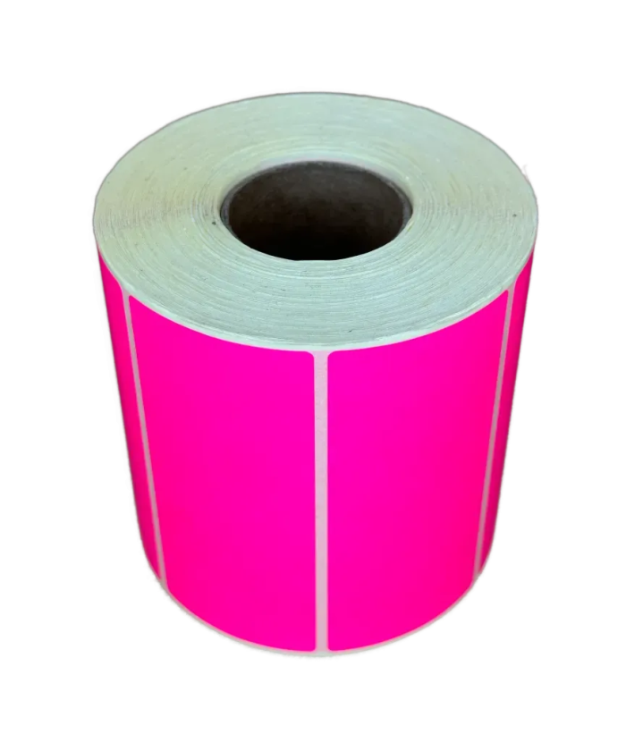 Dayglo HM, 45mm x 100mm, 1up, C40, 1000 labels per roll Pink