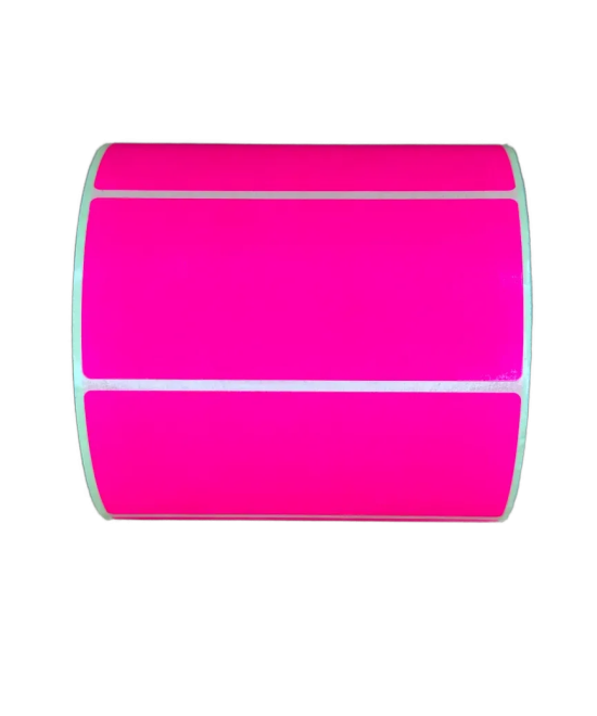 Dayglo HM, 45mm x 100mm, 1up, C40, 1000 labels per roll Pink