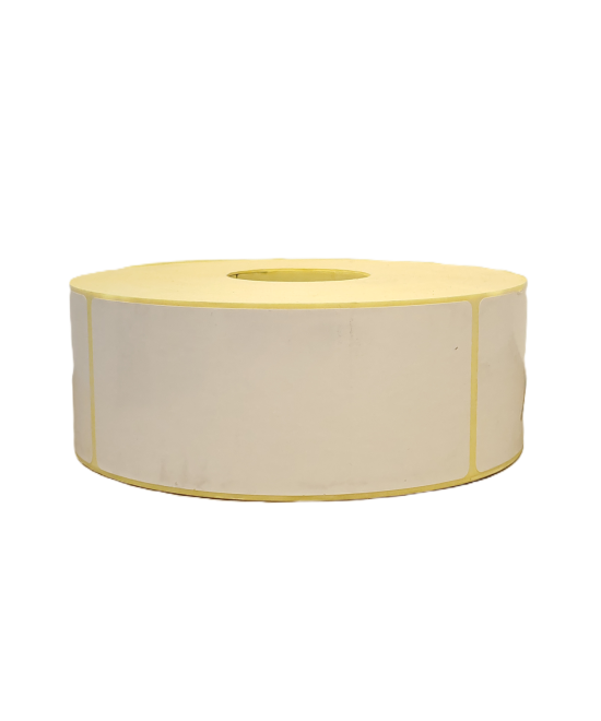 Poly Gloss White Deepfreeze,50mm x 121mm, 1up, c40, 1000-Blank