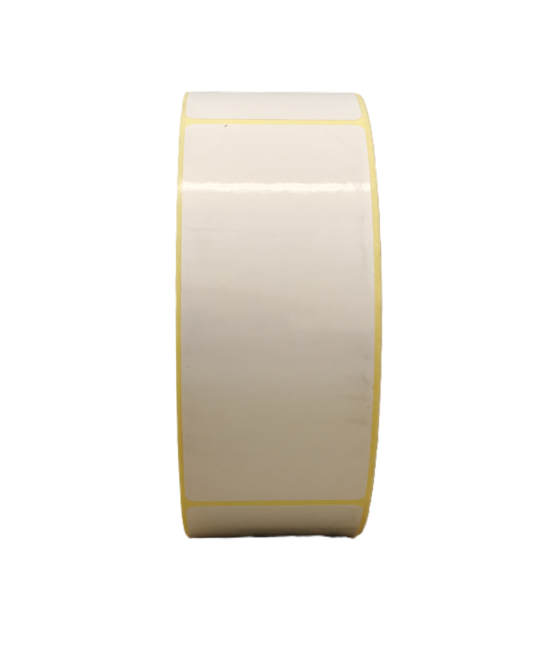 Poly Gloss White Deepfreeze,50mm x 121mm, 1up, c40, 1000-Blank