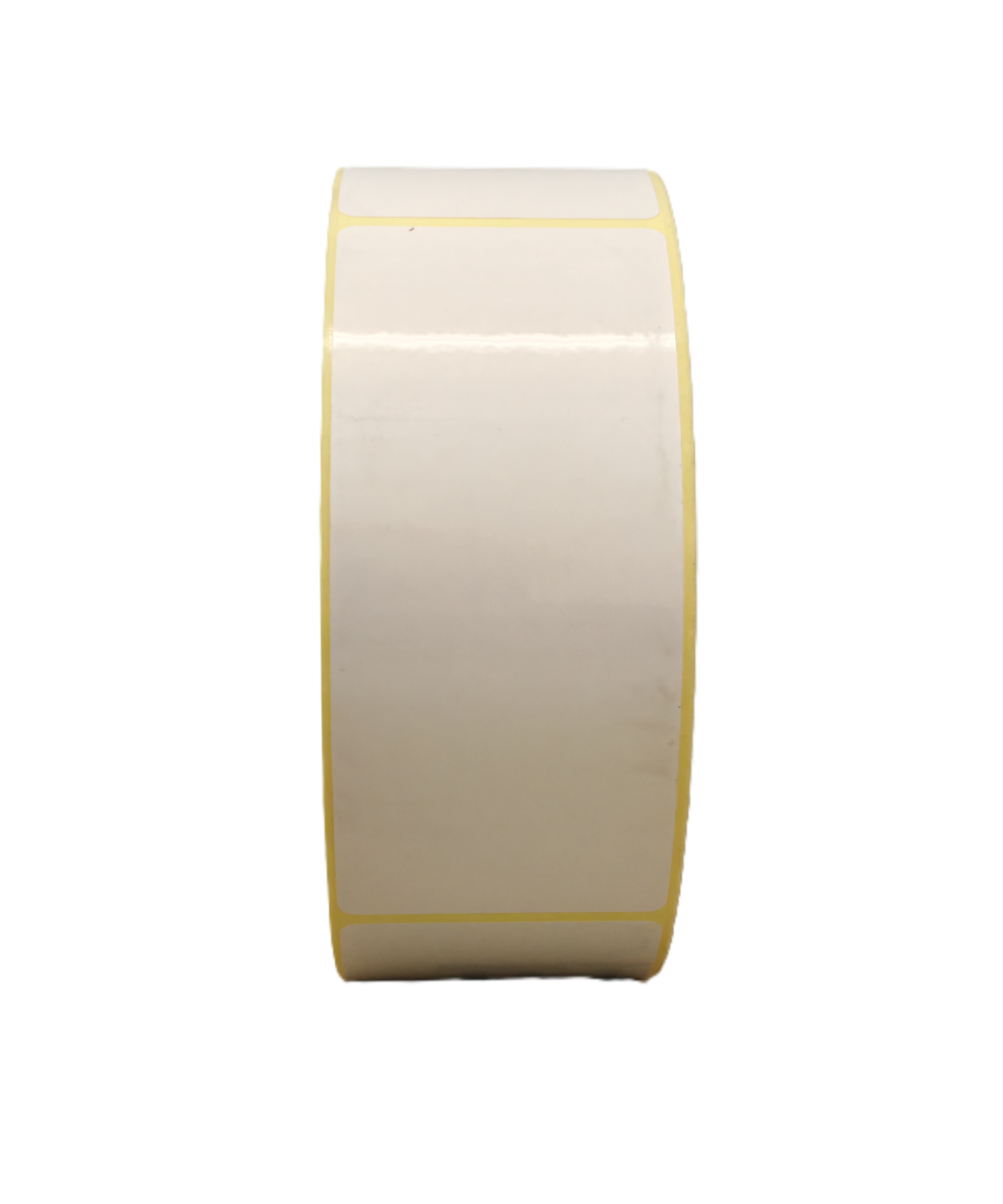 Poly Gloss White Deepfreeze,50mm x 121mm, 1up, c40, 1000-Blank