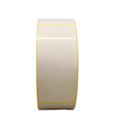 Poly Gloss White Deepfreeze,50mm x 121mm, 1up, c40, 1000-Blank