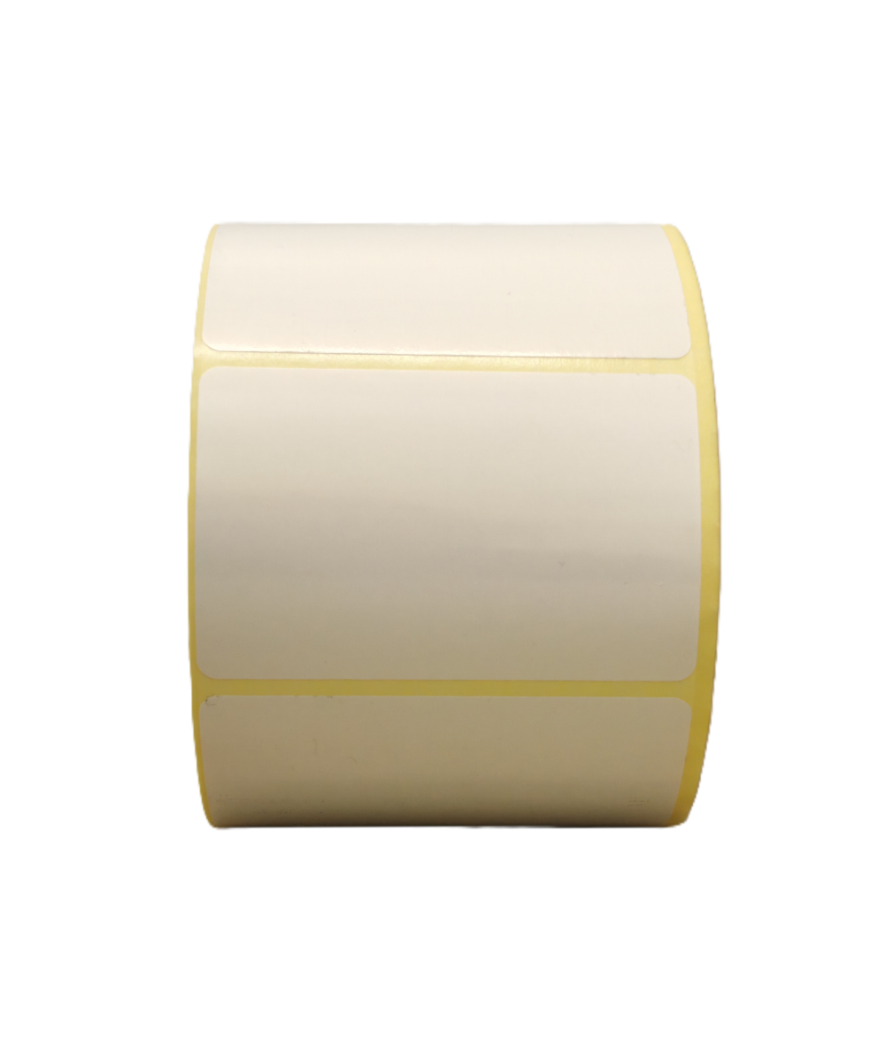 Poly Gloss White Deepfreeze,70mm x 45mm, 1up, c40, 1000-Blank