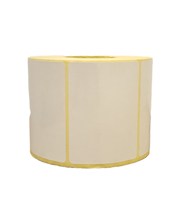 Polyprop, Deepfreeze, 75mm x 56 mm, 1up, c40, 1000 per roll-White