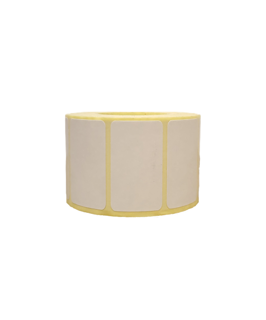 Semi-Gloss, Acrylic, 40mm x 30mm, 1up, c40, 1000 per roll-White