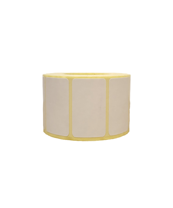 Semi-Gloss, Acrylic, 40mm x 30mm, 1up, c40, 1000 per roll-White