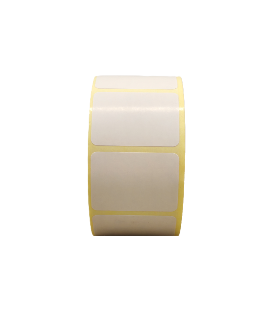 Semi-Gloss, Acrylic, 40mm x 30mm, 1up, c40, 1000 per roll-White
