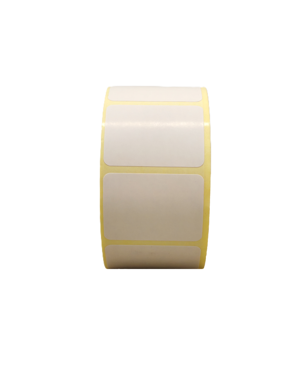 Semi-Gloss, Acrylic, 40mm x 30mm, 1up, c40, 1000 per roll-White