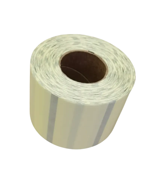 Polyprop, Hotmelt, 60mm x 40mm, 1up, c40, 1000 per roll,Clear-Black sensor line