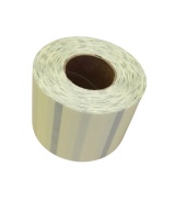 Polyprop, Hotmelt, 60mm x 40mm, 1up, c40, 1000 per roll,Clear-Black sensor line