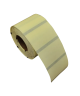 Polyprop, Hotmelt, 60mm x 40mm, 1up, c40, 1000 per roll,Clear-Black sensor line