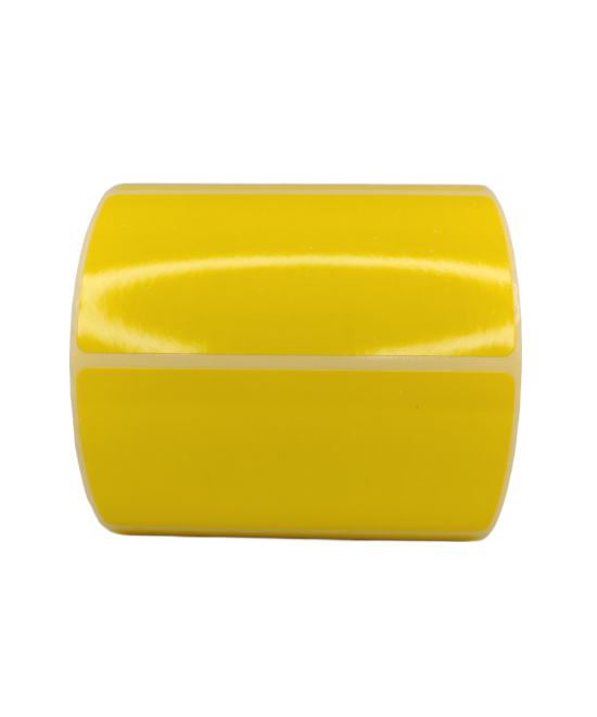 Yellow Semi-Gloss Thermal Transfer Labels 100mm x 50mm - 1000 Labels