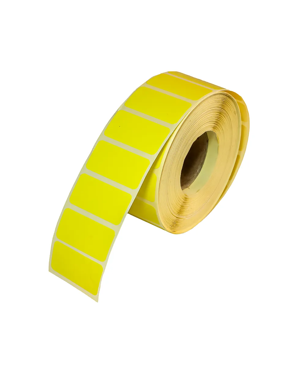 Semi-Gloss HM, 40mm x 20mm, 1up, c40, 2000LPR-Yellow