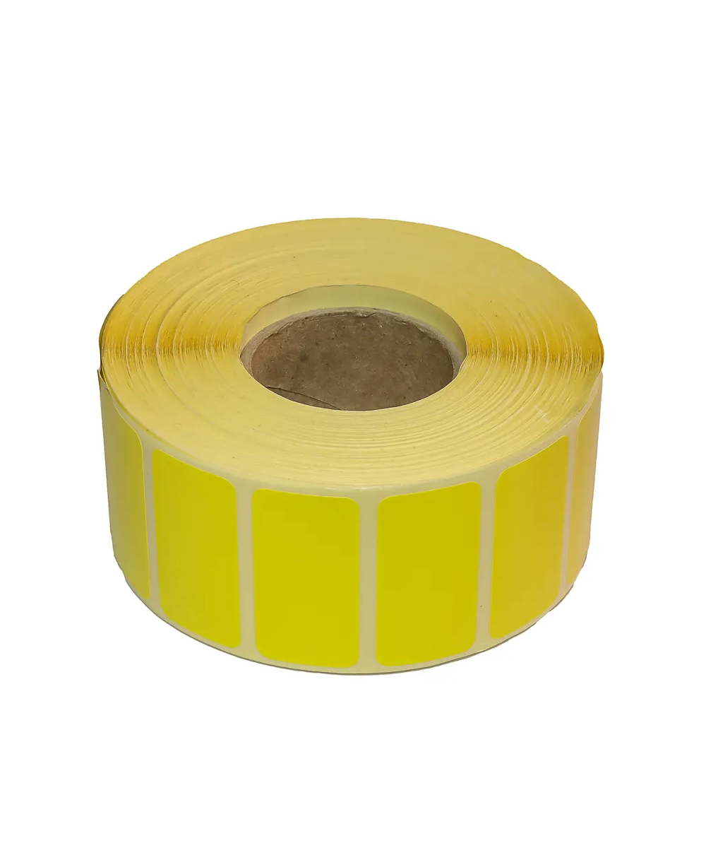 Semi-Gloss HM, 40mm x 20mm, 1up, c40, 2000LPR-Yellow
