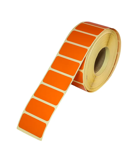 Semi-Gloss HM, 40mm x 20mm, 1up, c40, 2000LPR-Orange