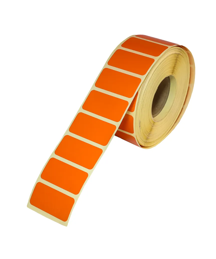 Semi-Gloss HM, 40mm x 20mm, 1up, c40, 2000LPR-Orange