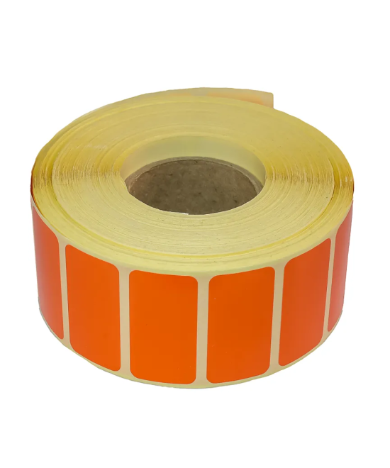 Semi-Gloss HM, 40mm x 20mm, 1up, c40, 2000LPR-Orange
