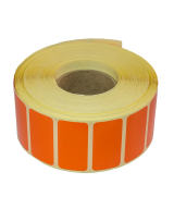Semi-Gloss HM, 40mm x 20mm, 1up, c40, 2000LPR-Orange