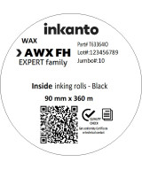 90mm x 360M inkanto CSI AWXFH Premium Wax Thermal Transfer Ribbon 1 I