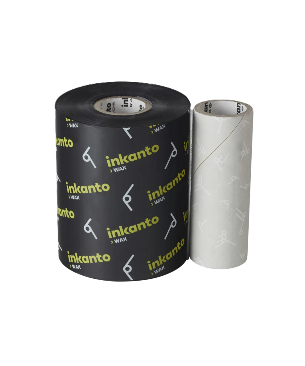Inkanto AWR1 Economy Wax Thermal Transfer Ribbon 104mm x 360m Black