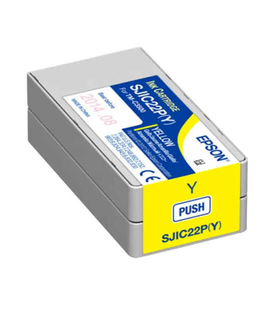 Epson SJIC22P Y Yellow Ink Cartridge for TM-C3500 Printer