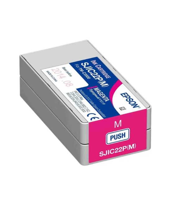 Epson SJIC22P M Magenta Ink Cartridge for TM-C3500