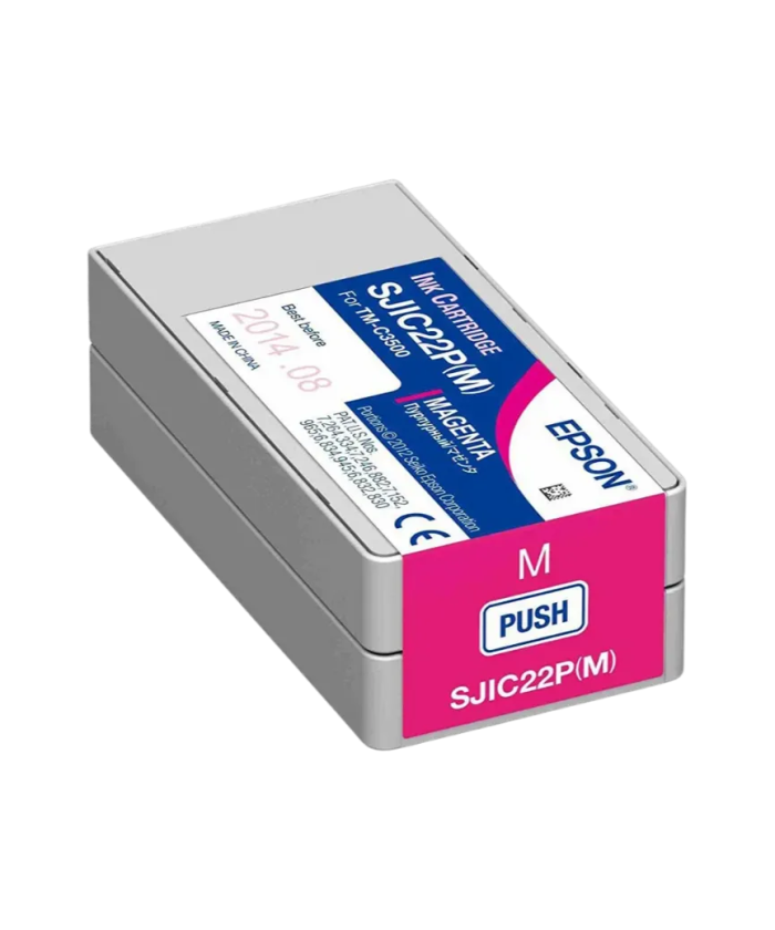 Epson SJIC22P M Magenta Ink Cartridge for TM-C3500